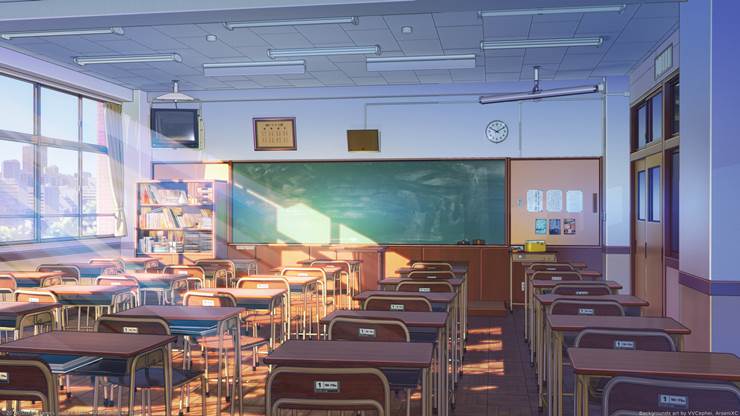 背景 教室 - ArseniXC的插画