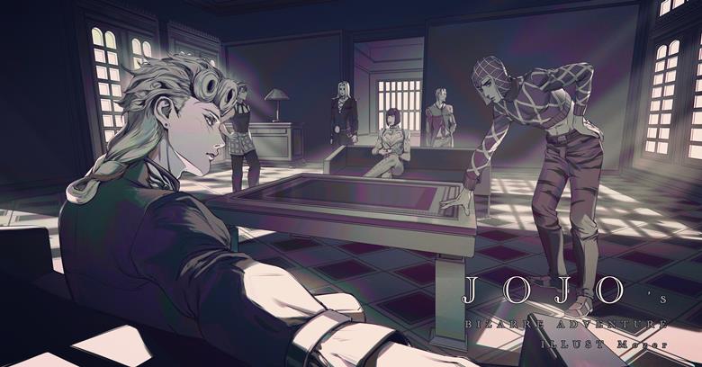 《JoJo的奇妙冒险》热门P站同人插画图片